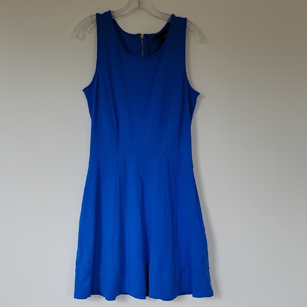 Cynthia Rowley Blue Fit & Flare Dress, Womens M
